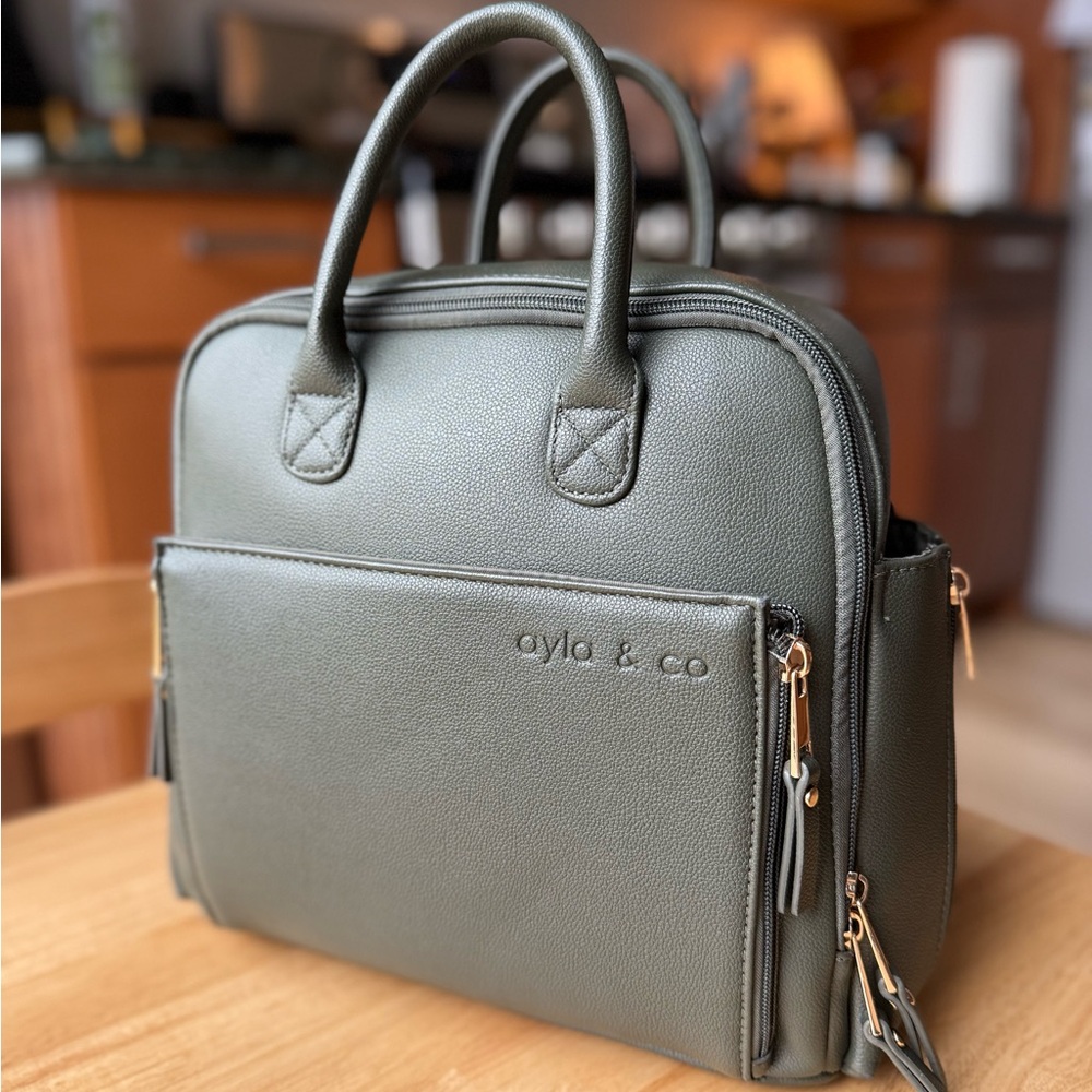 Ayla & Co Diaper Bag - Olive